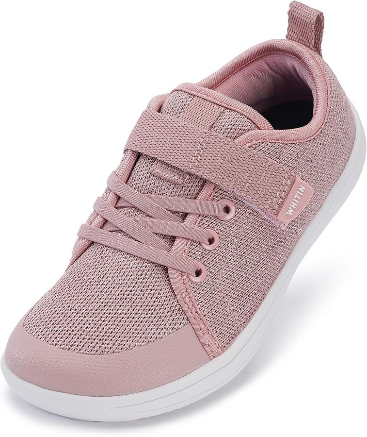 WHITIN Little/Big Kid Barefoot Shoes | Boys/Girls Lace-up Minimalist Sneakers | Wide Toe Box | Na... | Amazon (US)
