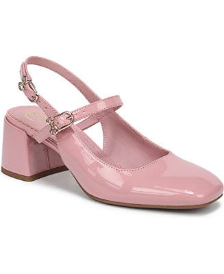 Women's Grace Block Heel Slingback Mary Jane Pumps | Macy's