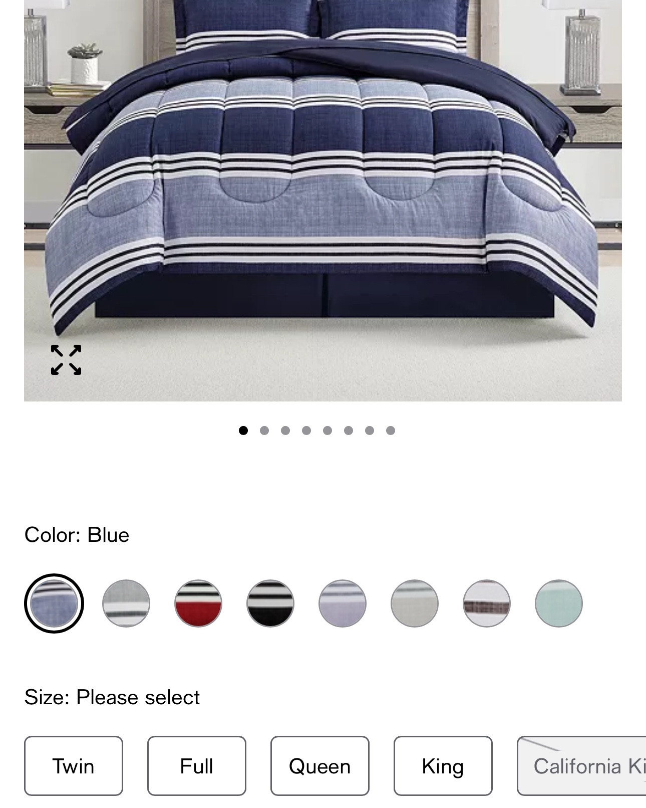 Full, queen, king 8 piece bedding set on sale. 



#LTKSpringSale