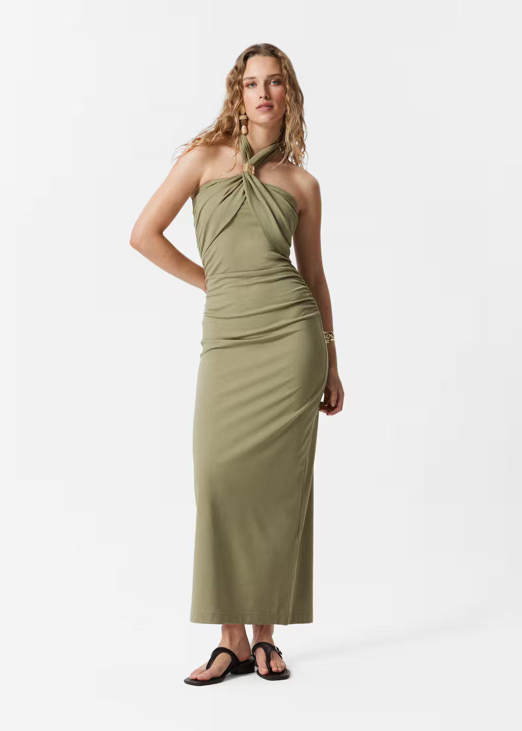 Halterneck Midi Dress | & Other Stories UK