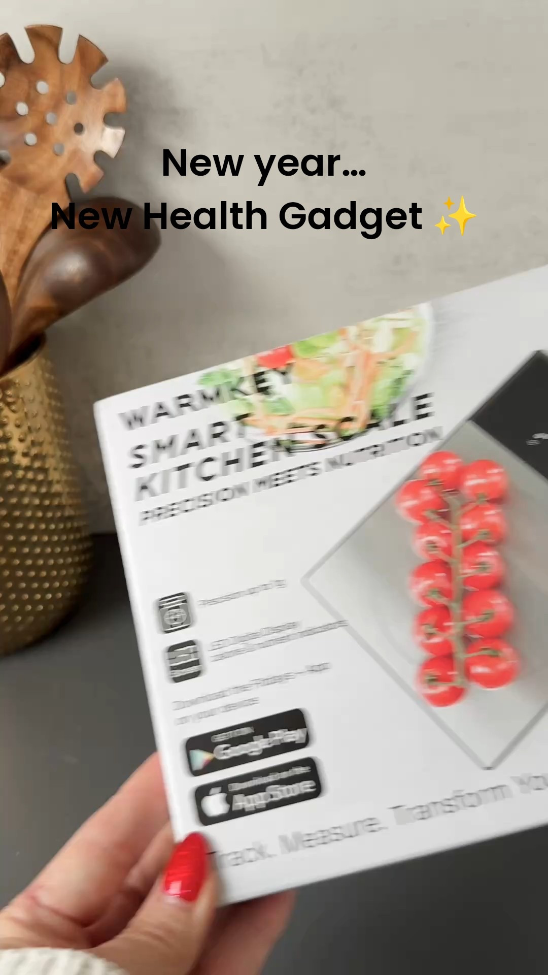This little kitchen scale has been such a helpful add to my counter. It syncs with an app so I can easily track ingredients, portions, and recipes without guessing. Super simple to use and perfect for everyday cooking or baking when I want things measured just right.

#LTKhome
#LTKkitchen
#LTKfinds
#KitchenFinds
#KitchenEssentials
#CookingAtHome
#MealPrepMadeEasy
#HealthyKitchen
#HomeCooking
#BakingTools
#AmazonKitchen
#AmazonFinds

#LTKfoodie #LTKHome