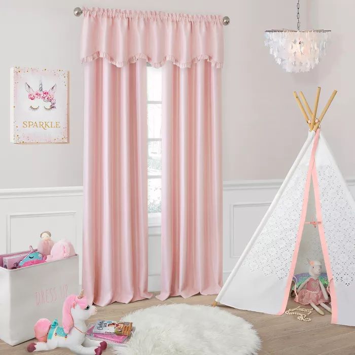 Adaline Nursery and Kids Blackout Window Curtain - Elrene Home Fashions | Target