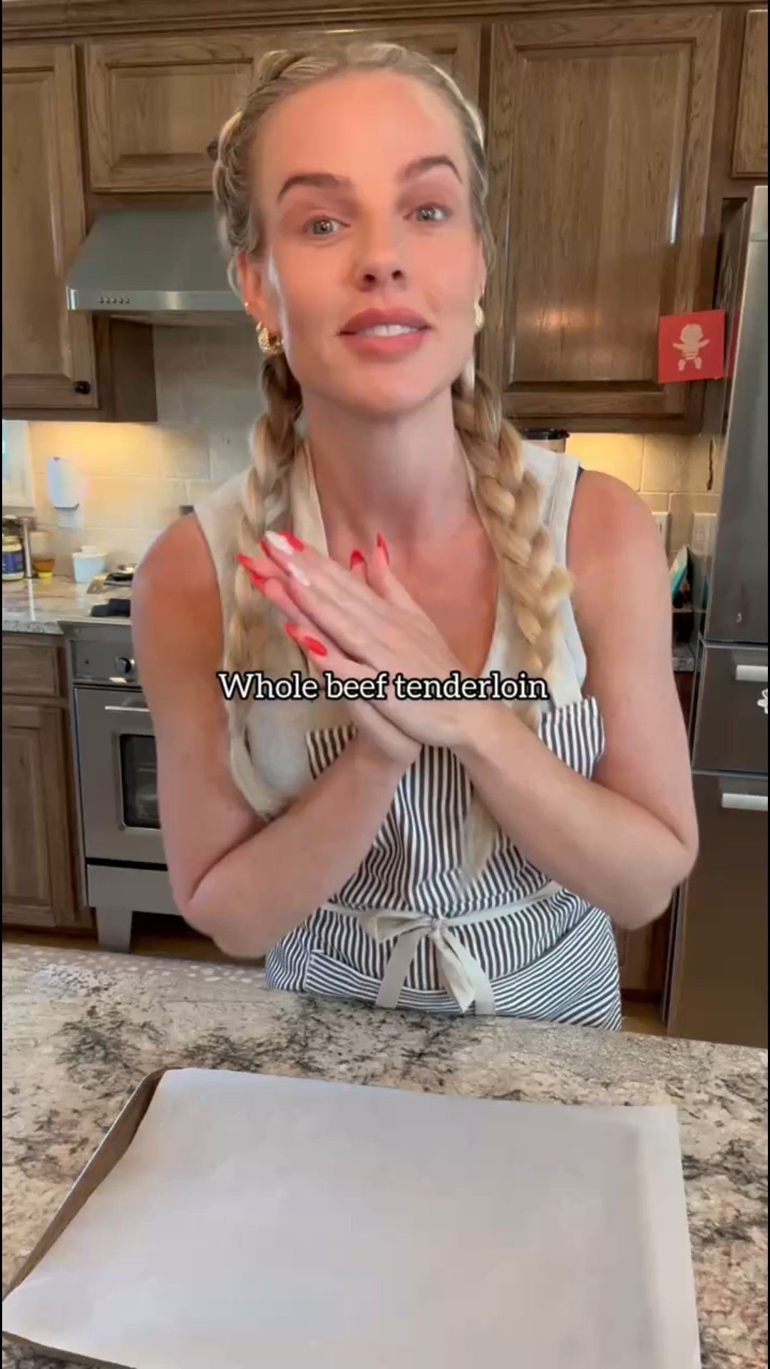 
Preheat Traeger/grill or oven to 220 degrees

Pat dry and season your tenderloin generously with salt & pepper 

Cook for about 90 minutes or until internal temp reaches 120-125

Remove and cover with foil, let rest for 5-10 min while your Traeger/oven temp raises to 500 degrees.

Put your tenderloin back on the heat for 2 minutes each side. 

Remove and let rest for 5-10 minutes before slicing.

Serve and enjoy!

#LTKHome #LTKFamily #LTKFindsUnder50