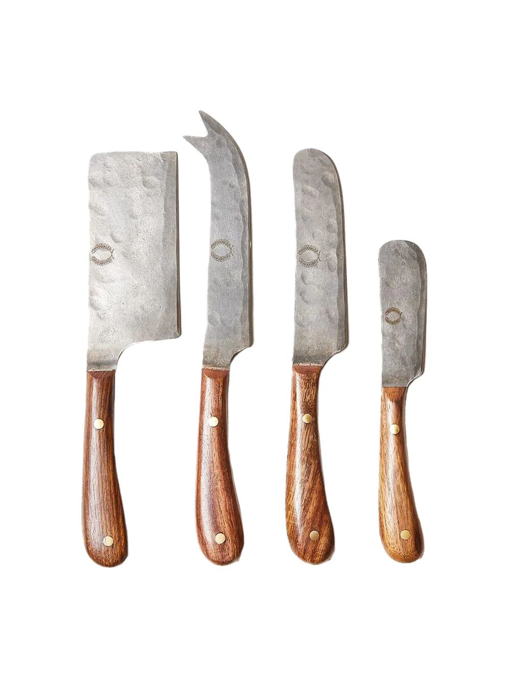 Farmhouse Pottery Artisan Forged Cheese Knife Set | Weston Table