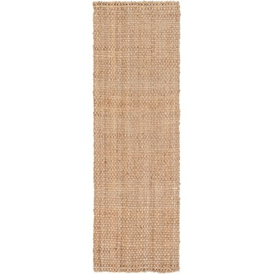 allen + roth Jute 2 x 8 Woven Jute Khaki Indoor Solid Farmhouse/Cottage Runner Rug Lowes.com | Lowe's