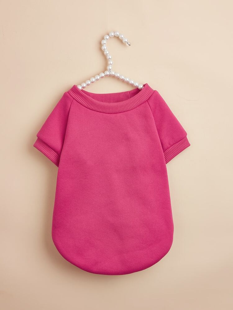 1pc Solid Color Pet Sweatshirt | SHEIN