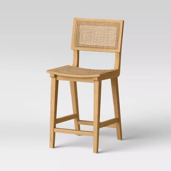 Tormod Backed Cane Counter Height Barstool - Project 62™ | Target