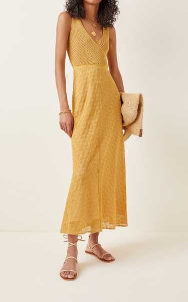 Metallic Knit Maxi Dress | Moda Operandi (Global)