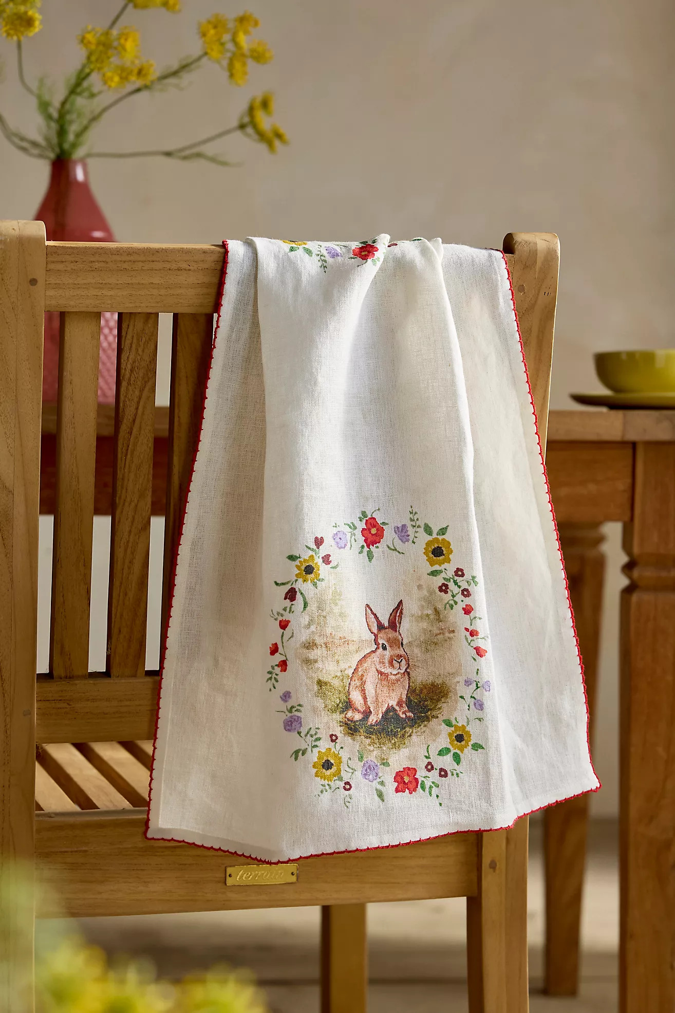 Kayla Antiel Easter Bunny Dish Towel | Anthropologie (US)