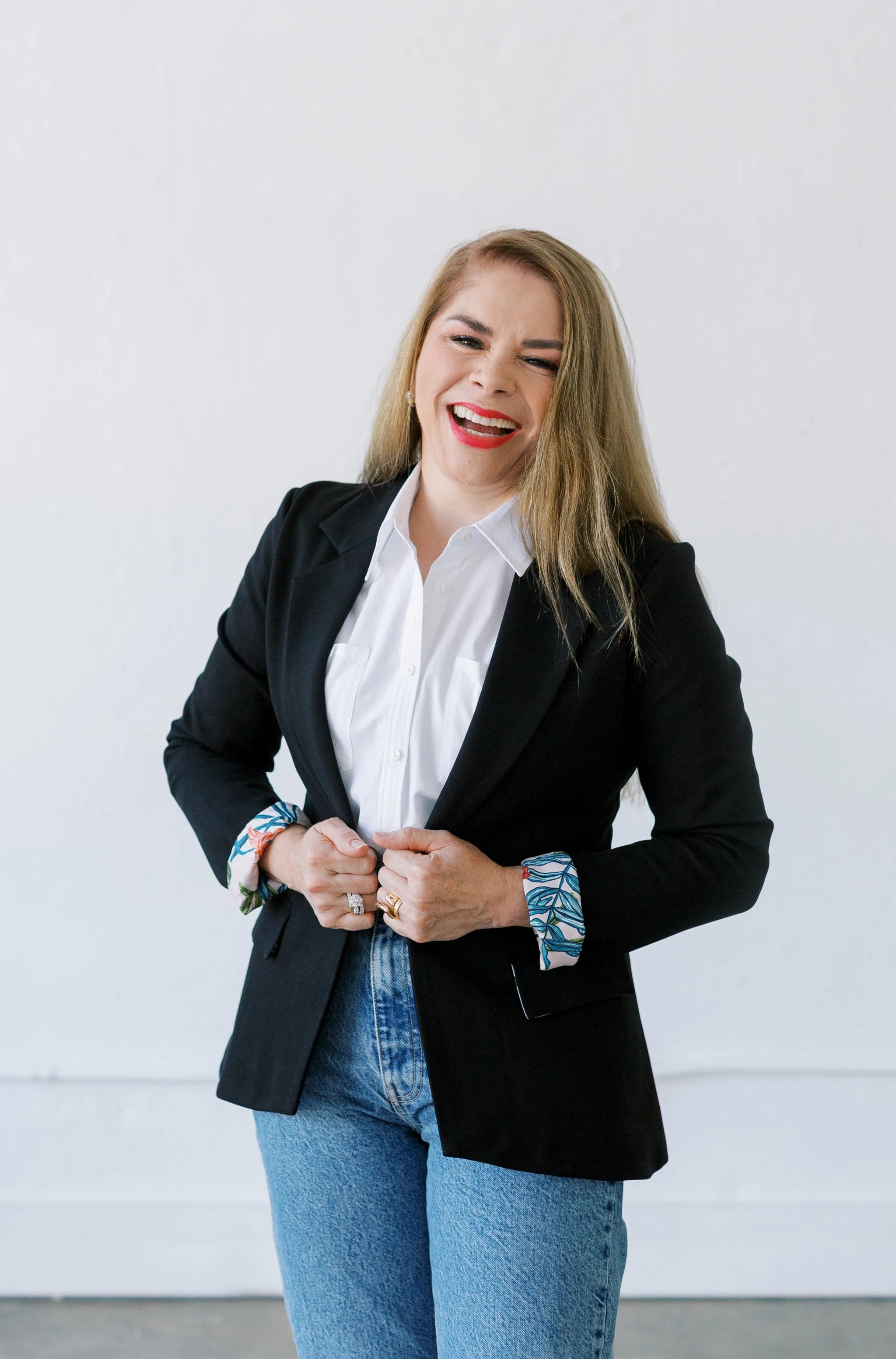 She Means Business | Classic Black Blazer Jacket | PWR WMN LLC