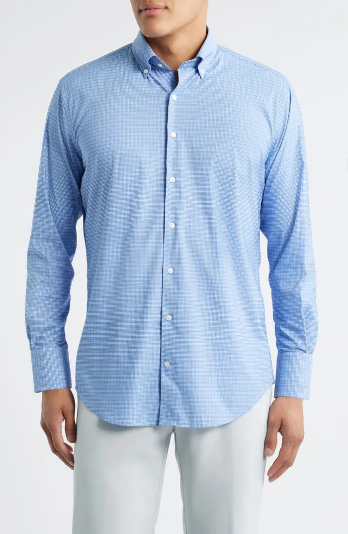 Petaluma Check Performance Twill Button-Down Shirt | Nordstrom