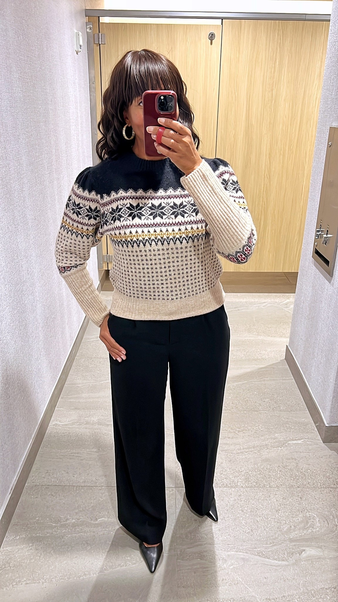 Outfits Lately - Office Workwear

• J.Crew Fair Isle Puff-Sleeve Sweater (old) 
• J.Crew Essential Wide Leg Pant 
• Kendra Scott Kelly Hoop Earrings
• Lexxy Pointed Toe Pump
- size 10

workwear, office outfit, business casual, affordable workwear, fall outfit, work outfit, fall workwear, women's fashion, winter fashion, winter style, winter outfit inspo, fall ootd, fair isle sweater, workwear outfit

#LTKMidsize #LTKWorkwear #LTKFindsUnder50 #LTKOver40 #LTKdayinmylife #LTKSaleAlert #LTKFindsUnder100