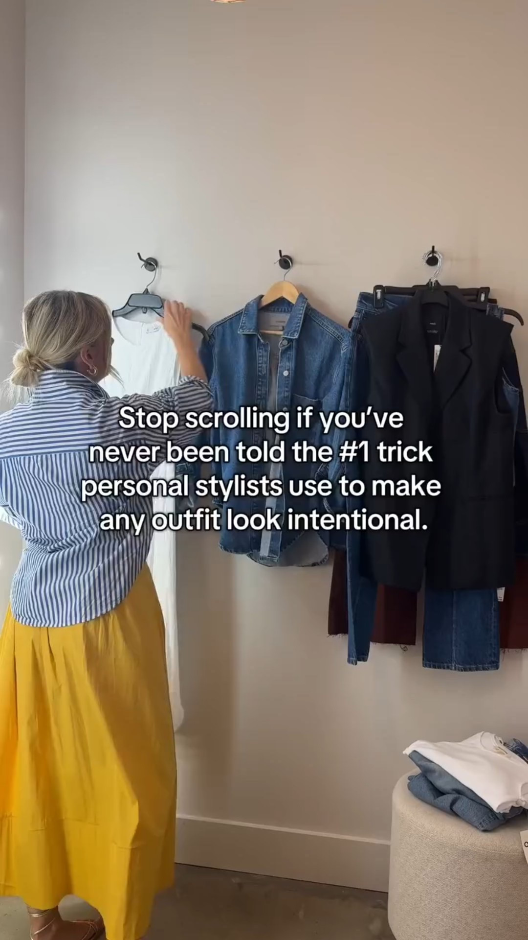 ✨ Stop scrolling if you’ve never been told the #1 trick stylists use to make any outfit look intentional: the 3-piece rule. 

Here’s the secret: an outfit feels finished when it’s built from three elements — think jeans + tee + blazer, or dress + belt + earrings. That third piece is what takes you from “threw it on” to “styled on purpose.” 

This is the kind of insider tip we use every day with our clients — whether we’re editing a closet, building go-to outfits, or personal shopping. Because the truth is, confidence doesn’t come from more clothes… it comes from the right ones styled the right way. 

👉 Ready to learn tricks like this that make getting dressed effortless? Let’s work together — link in bio.