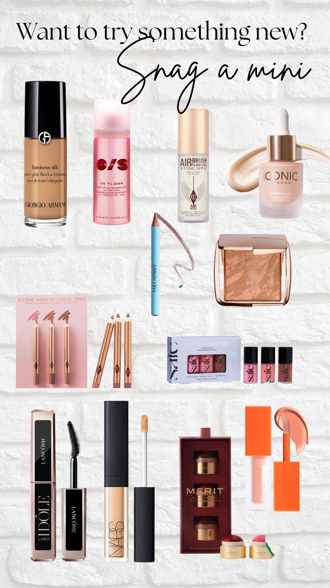 Want to try something new, but don’t want to splurge on the large size? Snag a mini!! I prefer mini’s for my mascara! 

Use code: EVERYTHING 

#sephorasale
