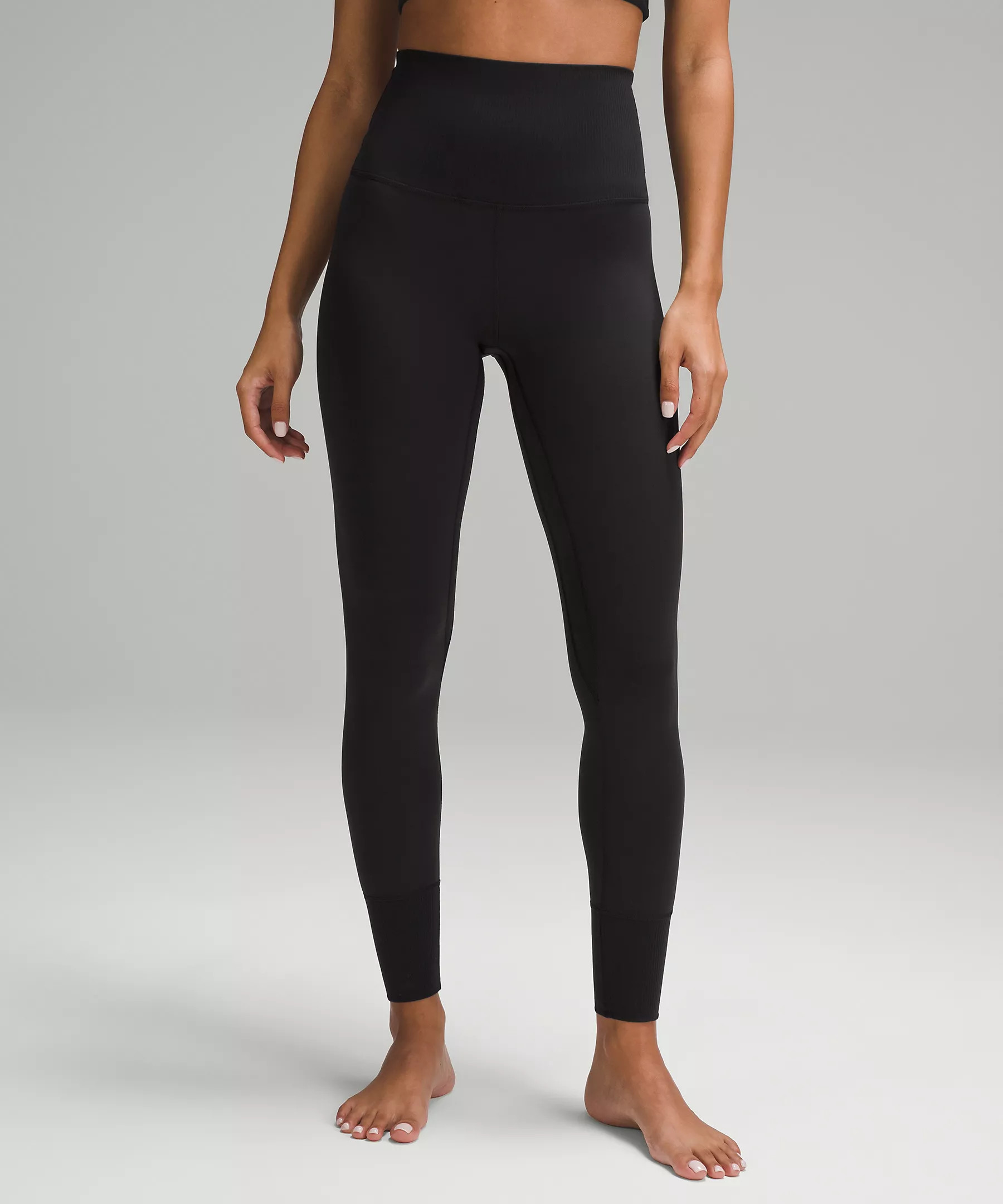 lululemon Align™ Super-High-Rise Ribbed-Trim Tight 28" | Lululemon (US)