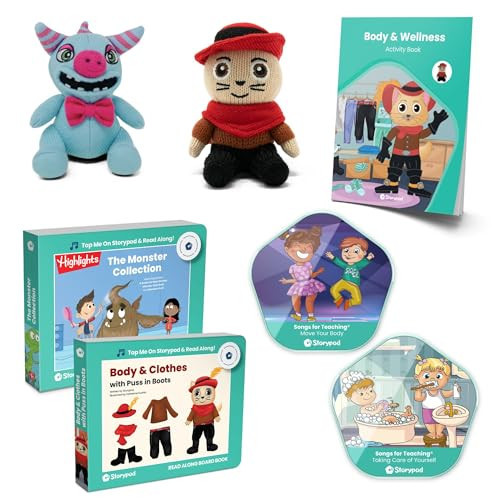 Storypod Body & Wellness Set for The Learning-First Audio Play System | Content for Age 3 Years, 6 Months | SEL Audio Learning & Interactive Fun | Amazon (US)