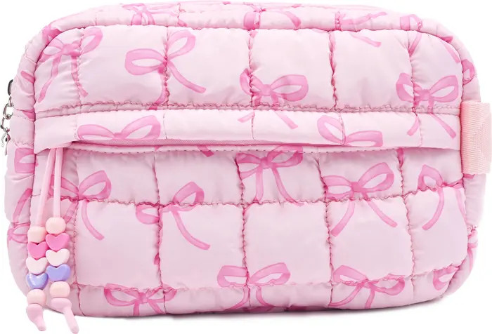 OMG Accessories Kids' Bow Print Scrunch Pouch | Nordstrom | Nordstrom