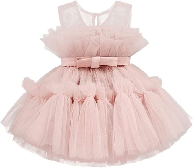 NNJXD Baby Girl Princess Dress Bowknot Sequins Dresses | Amazon (US)