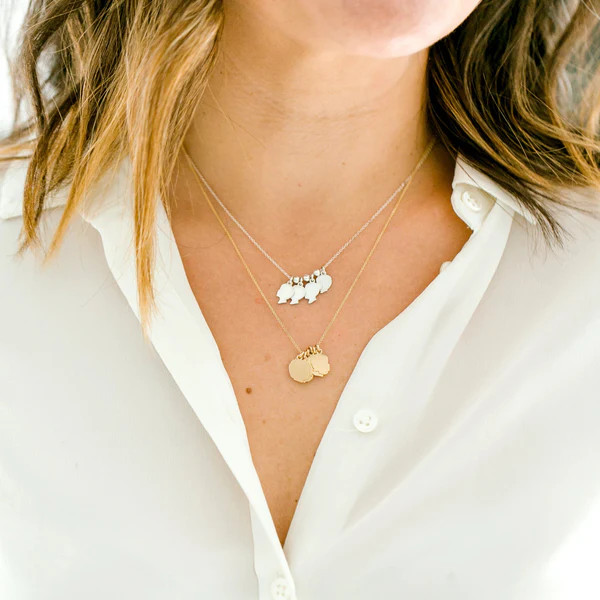 Classic Silhouette Charm Necklace - Tiny | Vana Chupp Studio