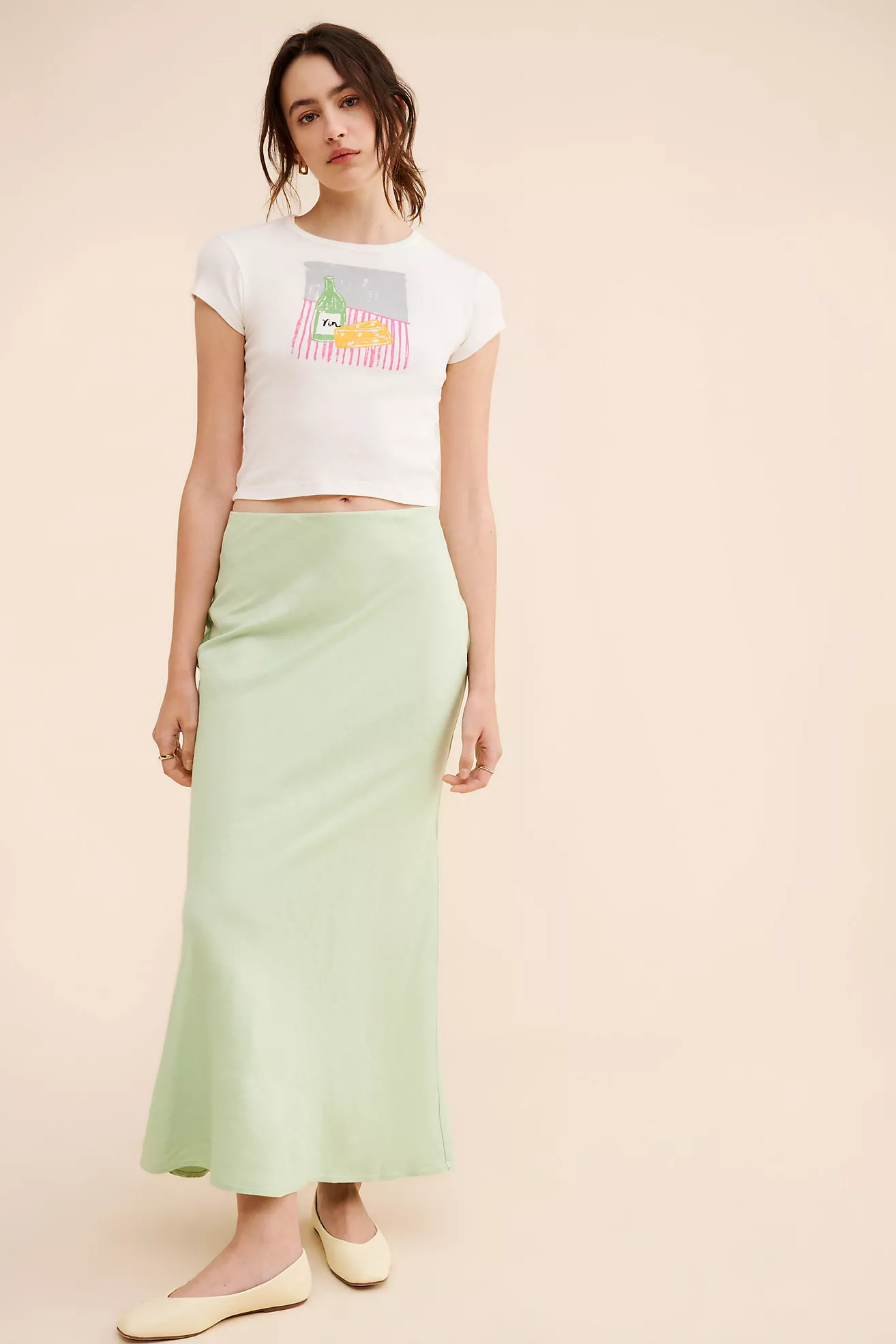 The Tilda Slip Skirt: Linen Edition | Anthropologie (US)