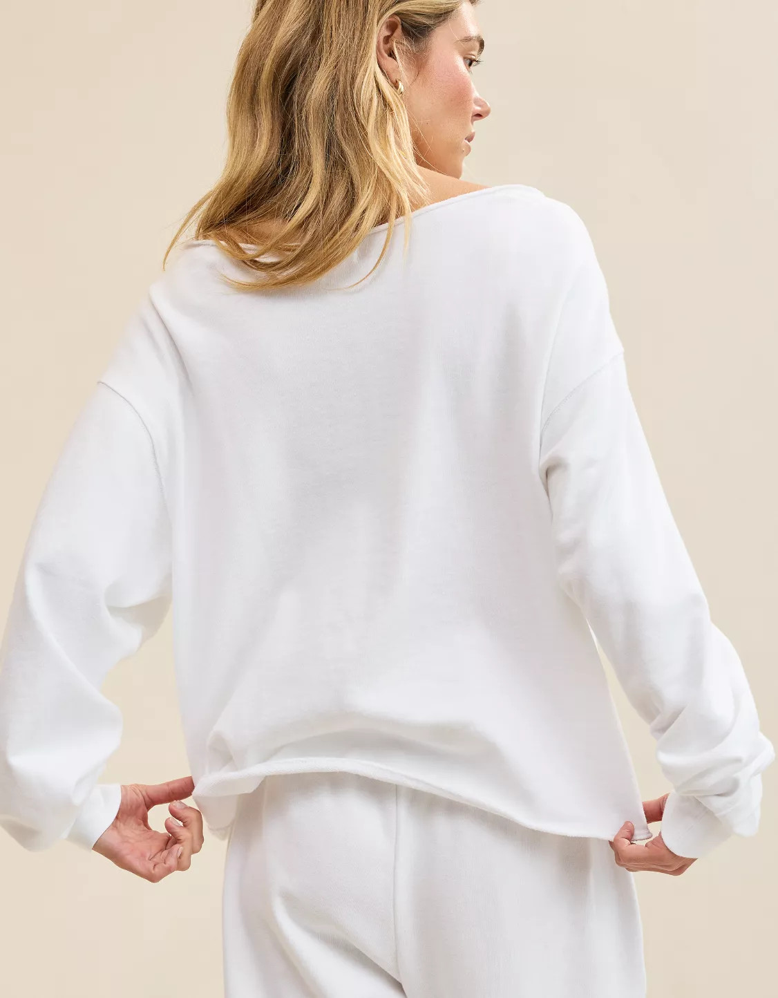 Aerie Alumni Off The Shoulder Sweatshirt | Aerie