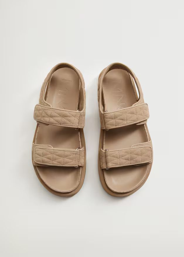 Quilted strap sandals | MANGO (US)