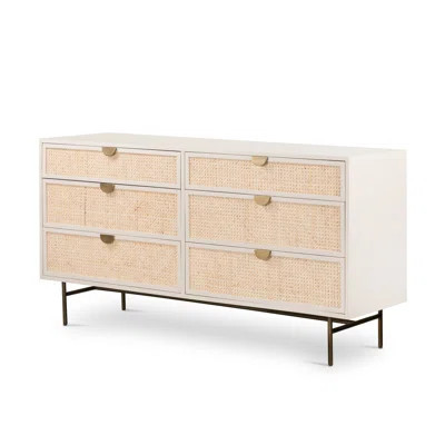 Luella 6 Drawer Dresser - Matte Alabaster | Wayfair North America