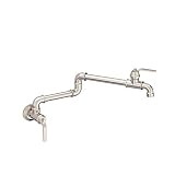 Gerber D205037SS Kinzie Wall Mount Pot Filler, Stainless Steel | Amazon (US)