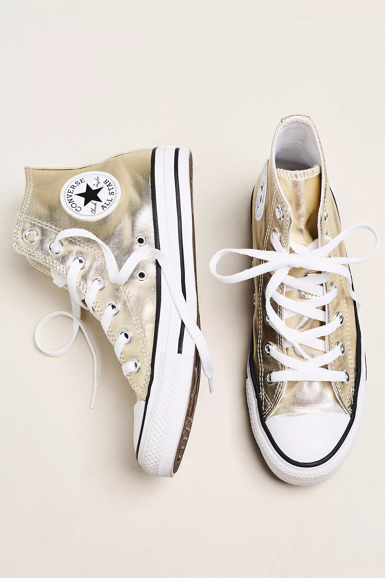 Converse Chuck Taylor Metallic High-Top Sneakers | Anthropologie (US)