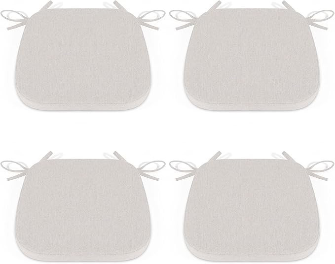 Shinnwa Kitchen Chair Cushions Set of 4, Dining Room Chairs Cushions with Ties, Indoor Seat Pads,... | Amazon (US)