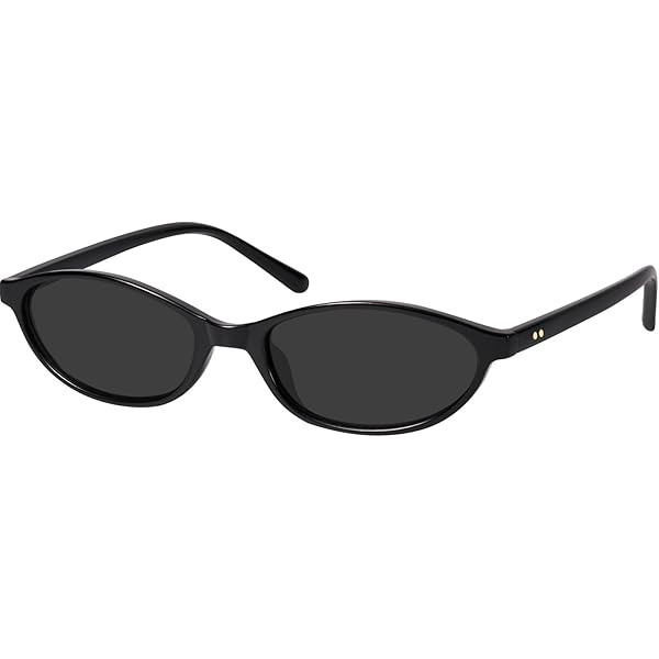 GUVIVI Retro Oval Sunglasses for Women Chic Cat Eye 90s Sunnies Lightweight Narrow Shades Trendy ... | Amazon (US)