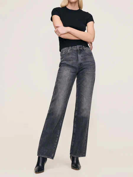 Karmine Refined Wide Leg High Rise 31" Jeans | Nightshade | DL 1961 Women