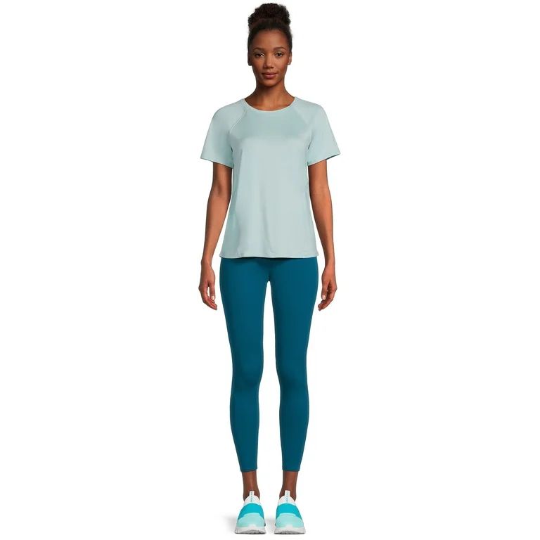 Athletic Works Women's Active T-Shirt and Leggings Set, 2-Piece, Sizes XS-XXXL - Walmart.com | Walmart (US)