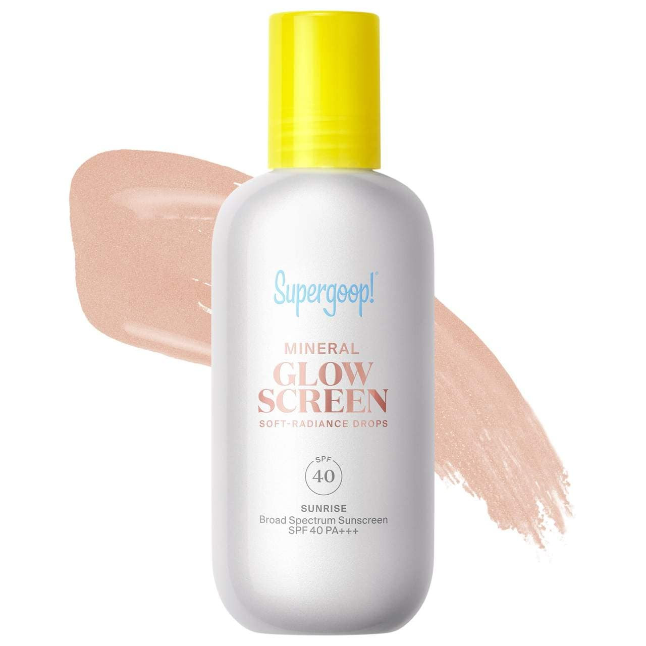 Supergoop! Glowscreen Soft-Radiance Drops Mineral SPF 40 Sunrise 1.7 oz / 50 mL | Sephora (US)