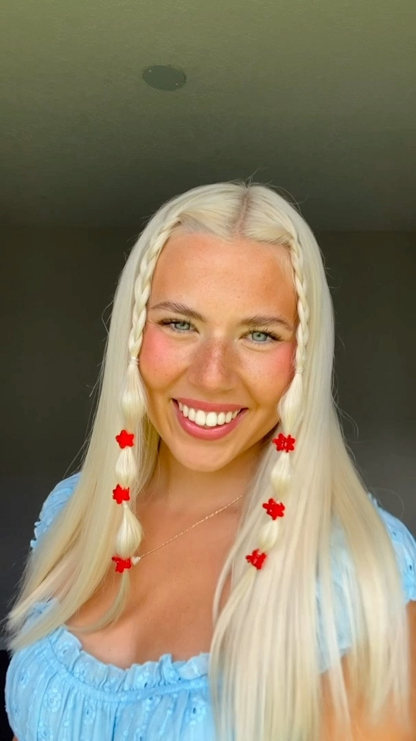 4th of July hairstyle!! These mini flower clips are sooo cute I’m obsessed!❤️❤️❤️

#LTKBeauty