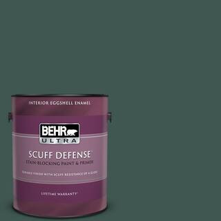 BEHR ULTRA 1 gal. Home Decorators Collection #HDC-CL-21A Dark Everglade Extra Durable Eggshell En... | The Home Depot