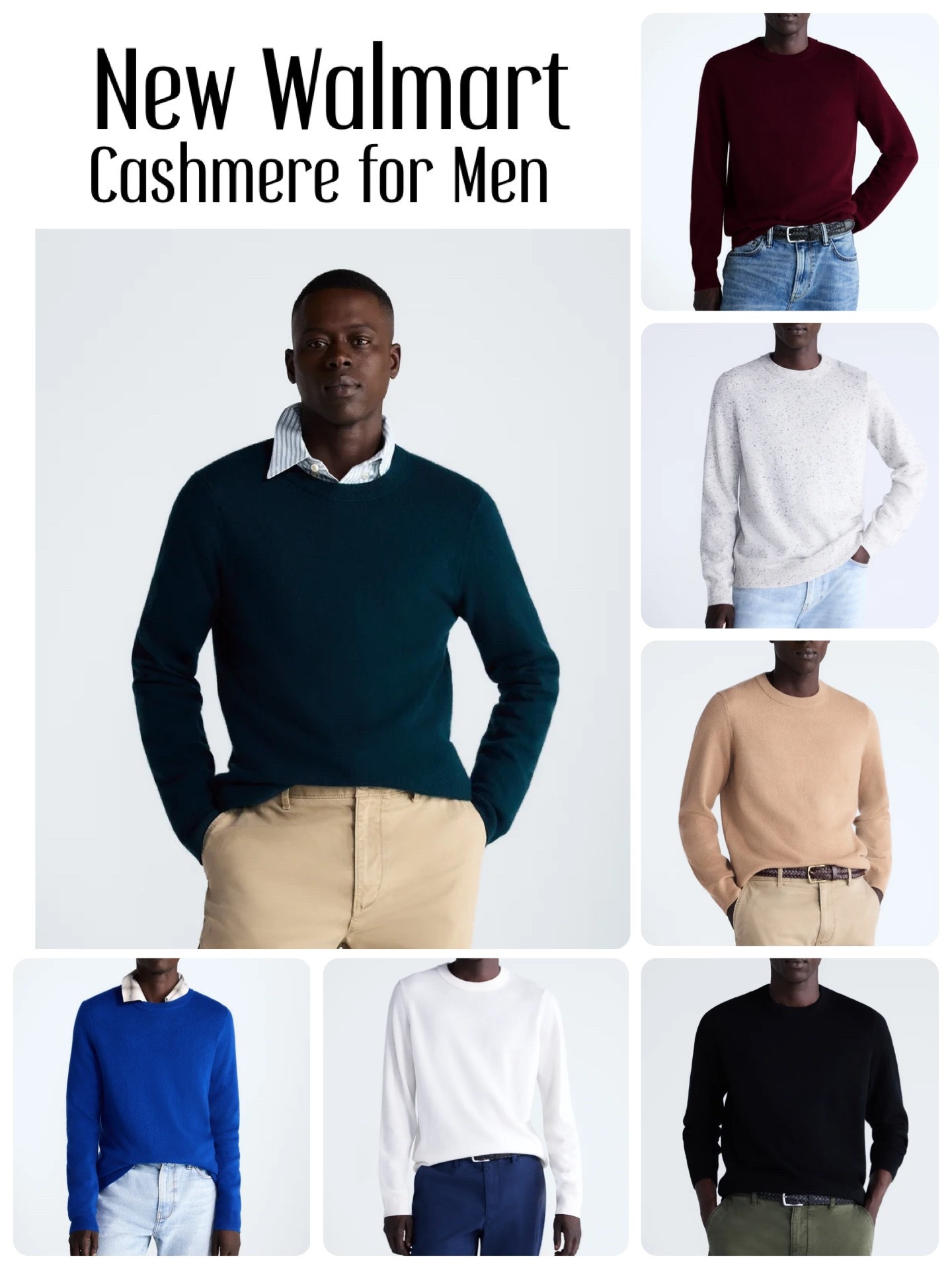Cashmere for men at Walmart and the price is amazing!

#LTKOver40 #LTKMens