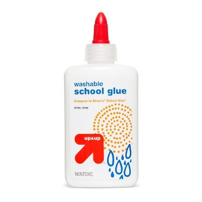 4oz Washable School Glue - up&up™: Liquid Kids Glue Bottle, Non-Toxic, White, Art & Stationery Supplies | Target