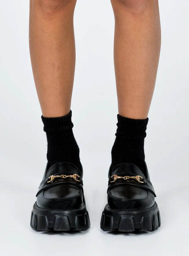 Penny Lane Loafers Black | Princess Polly US