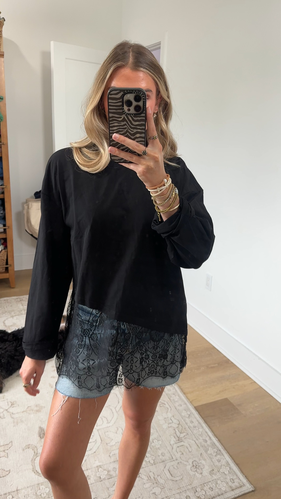 Amazon size small Womens Lace Patchwork Top Asymmetric Hem Long Sleeve Shirt
Loose Fit, Lightweight, Soft Touch, Casual Wear, Daily Outfits, Street Style, Travel, Shopping, Party, Vacation

#LTKootd #LTKSaleAlert #LTKSeasonal