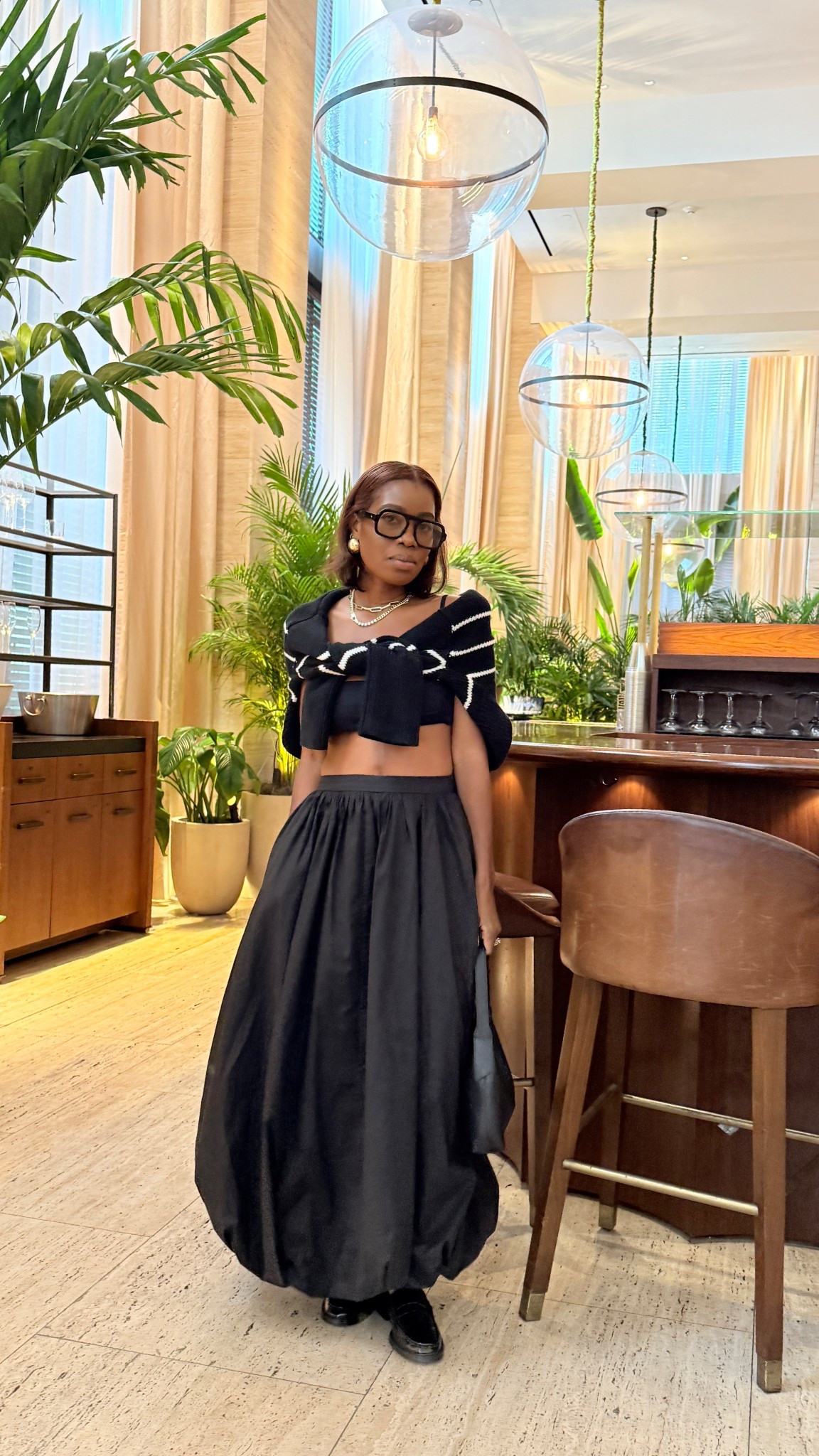 Preppy outfit bubble hem maxi skirt in black 

#LTKSummerEdit #LTKStyleTip #LTKPetite