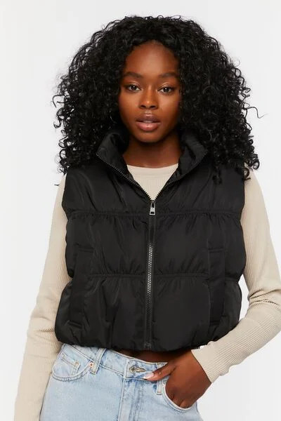 Zip-Up Puffer Vest | Forever 21 (US)