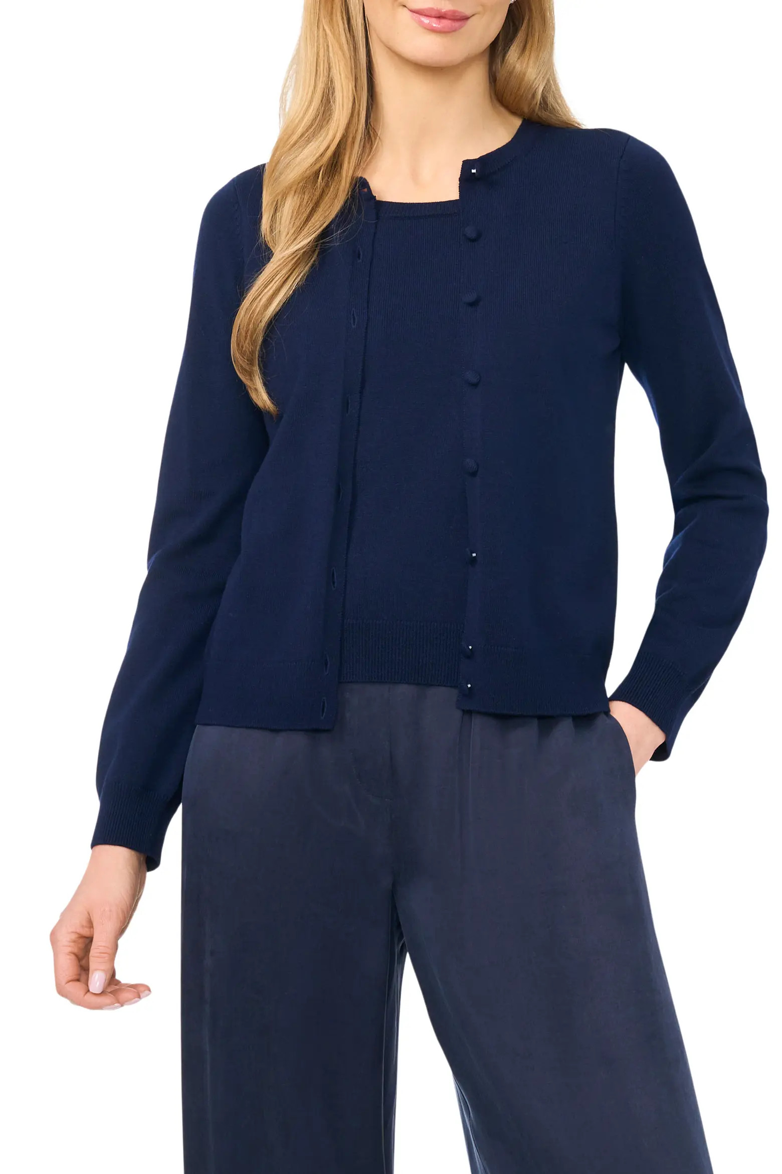 Attached Tank Cardigan Sweater (Women) | Nordstrom | Nordstrom