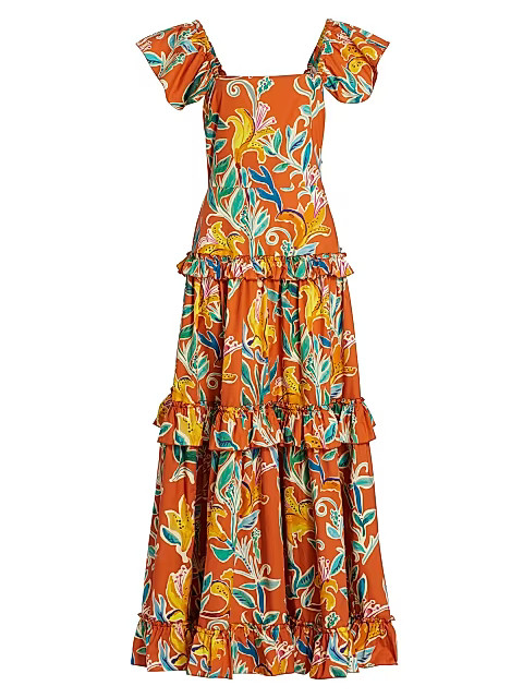 Scarlett Floral Tiered Maxi Dress | Saks Fifth Avenue