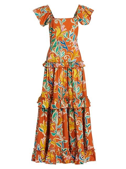 Scarlett Floral Tiered Maxi Dress | Saks Fifth Avenue