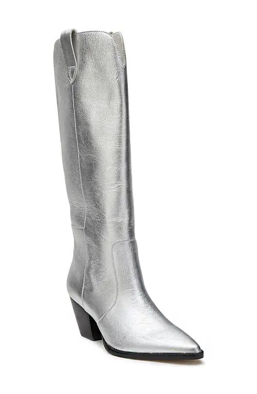 Matisse Stella Western Boot in Silver at Nordstrom, Size 6.5 | Nordstrom