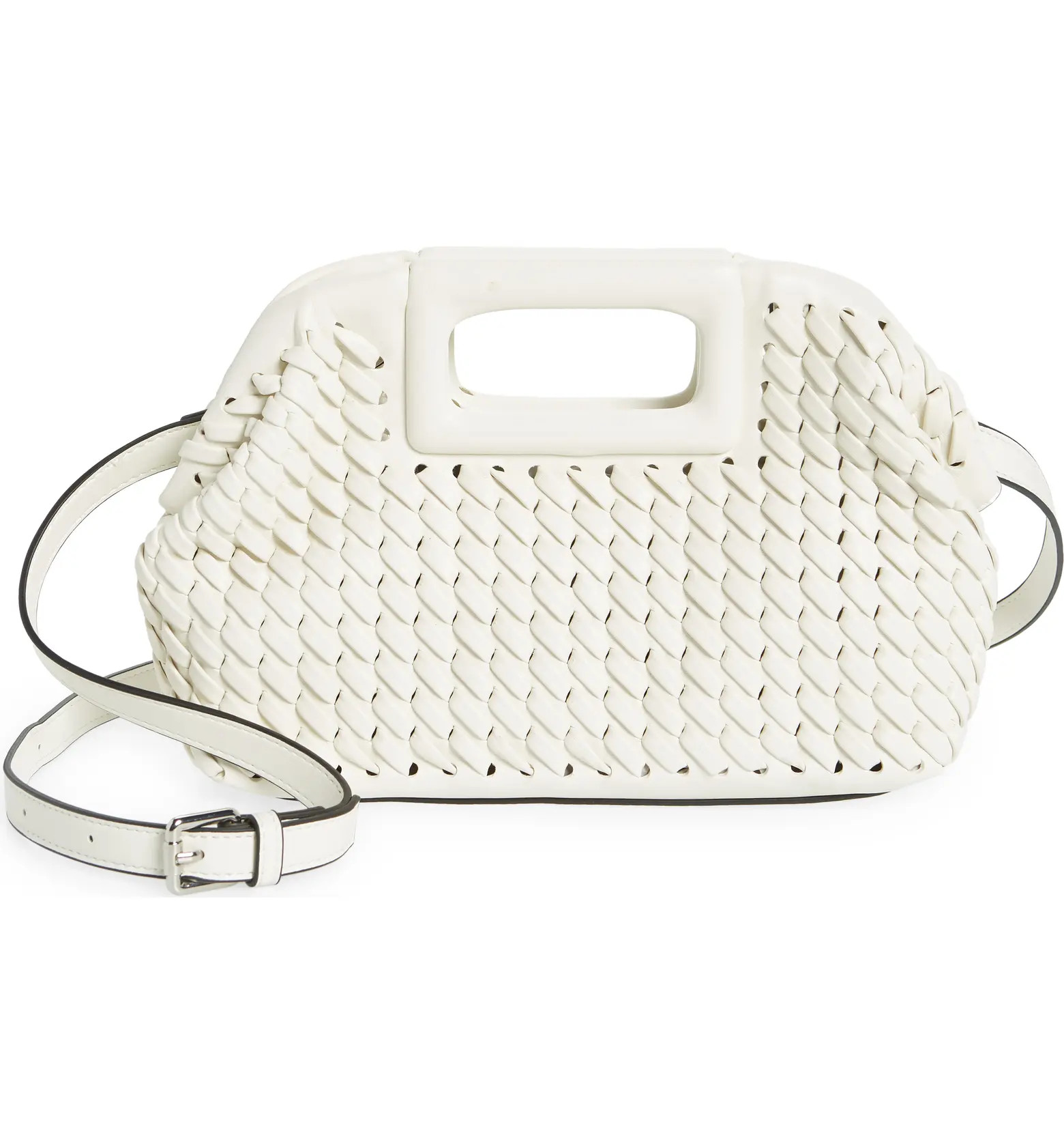 Topshop Gracie Faux Leather Woven Shoulder Bag | Nordstrom | Nordstrom