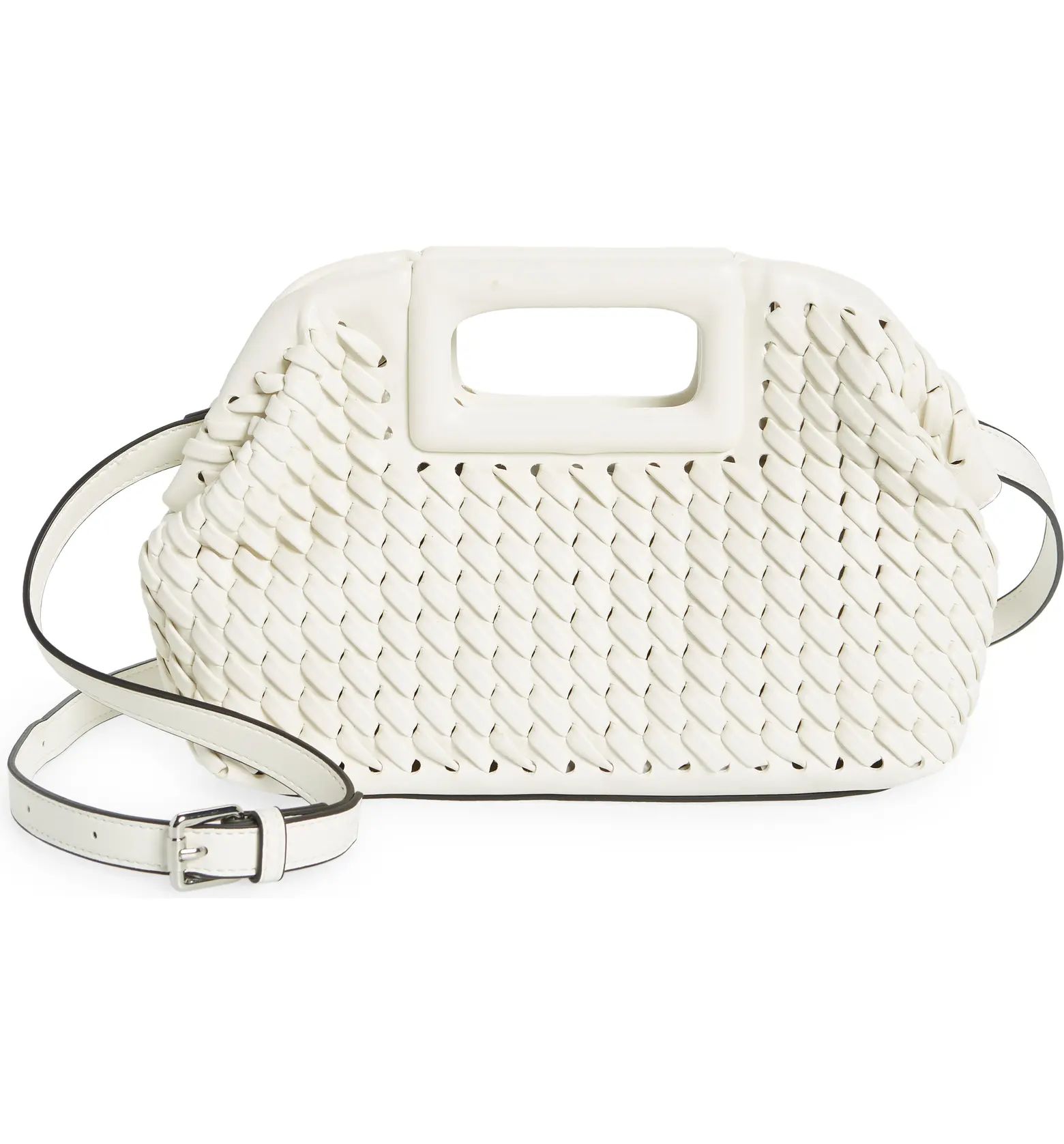 Topshop Gracie Faux Leather Woven Shoulder Bag | Nordstrom | Nordstrom