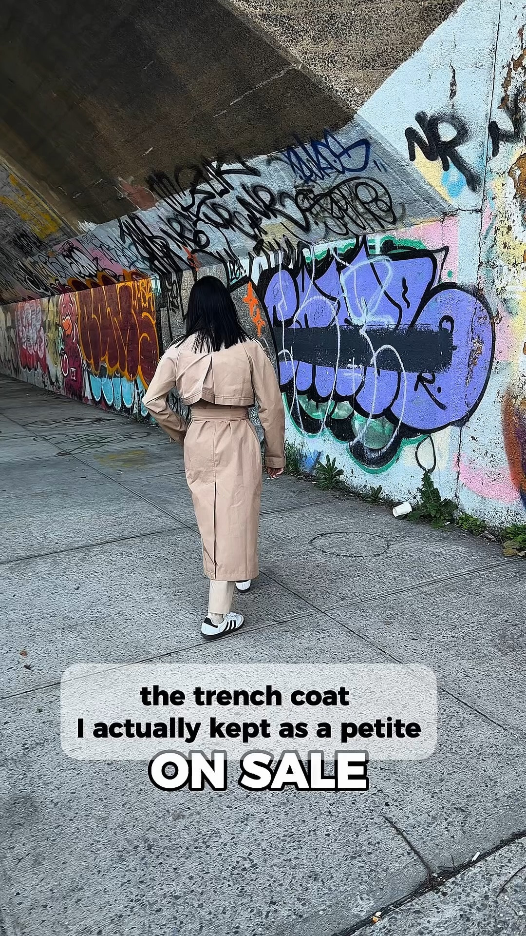 XXS petite friendly trench coat 5’ 100lbs

#LTKootd
