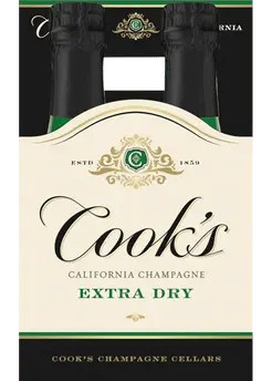 Cook's Champagne Extra Dry | Champagne & Sparkling Wine by Cooks | 187ml | California | Total Wine